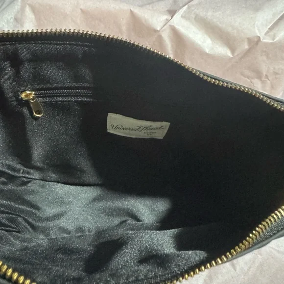 Little Black Shoulder Bag fashion purse with Gold Chain NWT super cute! - Picture 7 of 9